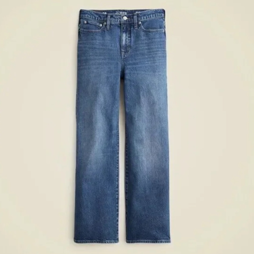 J. Crew High-Rise Slim Wide Jean in 1996 Semi-Stretch Size 28 - Picture 3 of 15